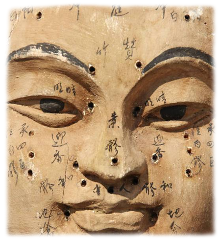 CONEXIONES ENTRE LOS MERIDIANOS PRINCIPALES (jīng mai yáng 經脈陽) UBICADOS EN LA CABEZA